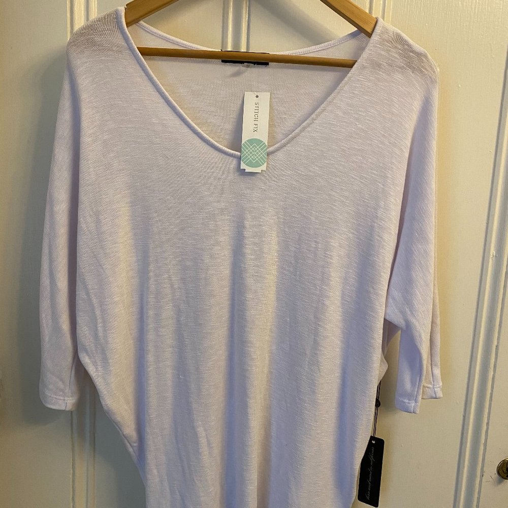 LAILA JAYDE Bowie 3/4 Sleeve Dolman Knit Top